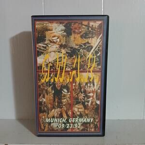 GWAR VHS Live Munich Germany 1992 Metal Punk Rock Concert Video